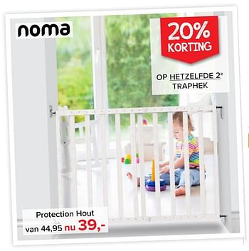 Promoties Noma protection hout traphek - Noma  - Geldig van 05/03/2018 tot 07/04/2018 bij Baby-Dump