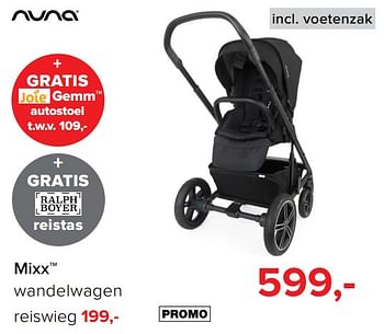 Promoties Nuna mixx wandelwagen - Nuna - Geldig van 05/03/2018 tot 07/04/2018 bij Baby-Dump