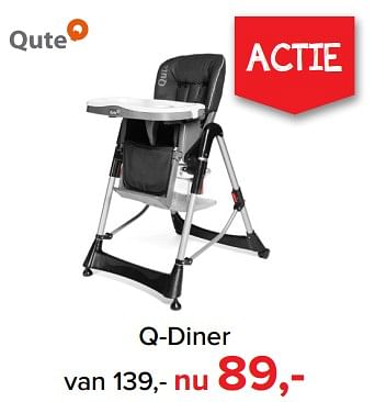 Promoties Qute q-dinner - Qute  - Geldig van 05/03/2018 tot 07/04/2018 bij Baby-Dump