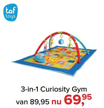 Promoties Taf toys 3-in-1 curiosity gym - Taf Toys - Geldig van 05/03/2018 tot 07/04/2018 bij Baby-Dump