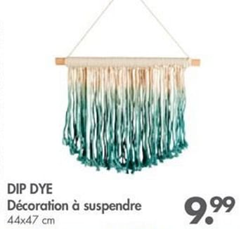 Promotions Dip dye décoration à suspendre - Produit maison - Casa - Valide de 26/02/2018 à 25/03/2018 chez Casa