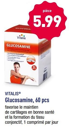 Promotions Glucosamine - Vitalis - Valide de 12/03/2018 à 17/03/2018 chez Aldi