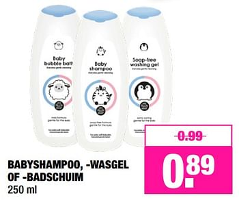 Promoties Babyshampoo, -wasgel of -badschuim - Huismerk - Big Bazar - Geldig van 12/03/2018 tot 25/03/2018 bij Big Bazar