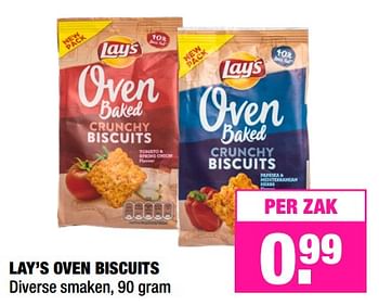 Promoties Lay`s oven biscuits - Lay's - Geldig van 12/03/2018 tot 25/03/2018 bij Big Bazar