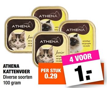 Promoties Athena kattenvoer - Athena - Geldig van 12/03/2018 tot 25/03/2018 bij Big Bazar