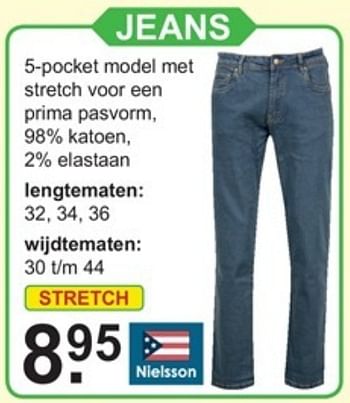 Promoties Nielsson jeans - Nielsson - Geldig van 11/03/2018 tot 02/04/2018 bij Van Cranenbroek