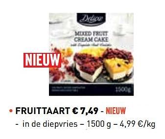 Promoties Fruittaart - Deluxe - Geldig van 01/03/2018 tot 31/03/2018 bij Lidl