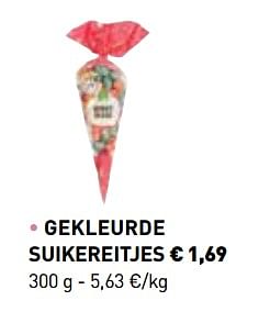 Promoties Gekleurde suikereitjes - Huismerk - Lidl - Geldig van 01/03/2018 tot 31/03/2018 bij Lidl
