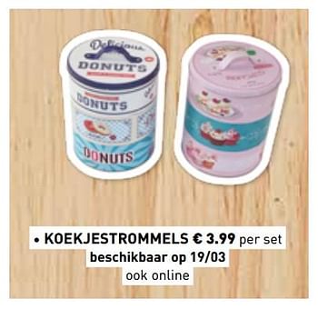 Promoties Koekjestrommels - Huismerk - Lidl - Geldig van 01/03/2018 tot 31/03/2018 bij Lidl