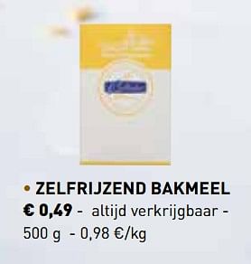 Promoties Zelfrijzend bakmeel - Belbake - Geldig van 01/03/2018 tot 31/03/2018 bij Lidl