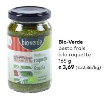 Promoties Bio-verde pesto frais à la roquette - Bio-verde - Geldig van 07/03/2018 tot 03/04/2018 bij Bioplanet