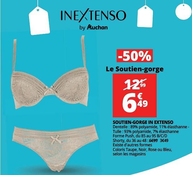 soutien gorge in extenso auchan