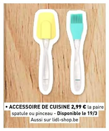 Promotions Accessoire de cuisine - Produit maison - Lidl - Valide de 01/03/2018 à 31/03/2018 chez Lidl
