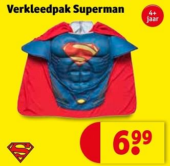 convergentie Sneeuwwitje Veranderlijk Superman Verkleedpak superman - Promotie bij Kruidvat