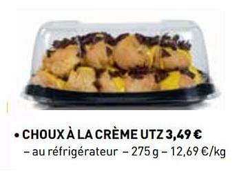 Promotions Choux à la crème utz - Produit maison - Lidl - Valide de 01/03/2018 à 31/03/2018 chez Lidl