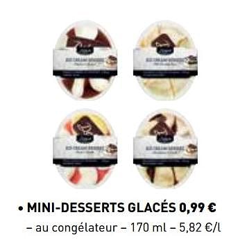 Promoties Mini-desserts glacés - Deluxe - Geldig van 01/03/2018 tot 31/03/2018 bij Lidl