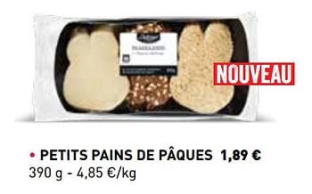 Promoties Petits pains de pâques - Delicieux - Geldig van 01/03/2018 tot 31/03/2018 bij Lidl