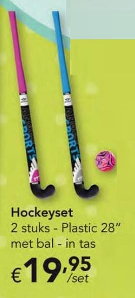 Promoties Hockeyset - Huismerk - Happyland - Geldig van 07/03/2018 tot 14/04/2018 bij Happyland