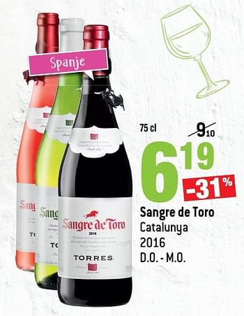 Promoties Sangre de toro catalunya 2016 - Rode wijnen - Geldig van 14/03/2018 tot 10/04/2018 bij Match