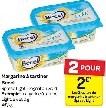 Promotions Margarine à tartiner becel - Becel - Valide de 14/03/2018 à 26/03/2018 chez Carrefour