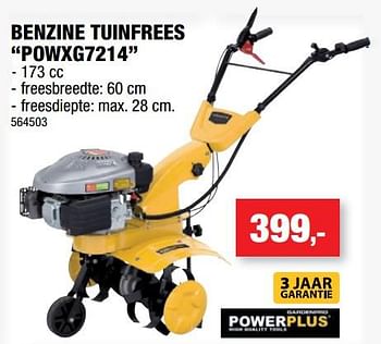 Promotions Powerplus benzine tuinfrees powxg7214 - Powerplus - Valide de 14/03/2018 à 25/03/2018 chez Hubo