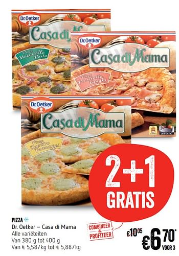 Promoties Pizza dr. oetker - Dr. Oetker - Geldig van 15/03/2018 tot 21/03/2018 bij Delhaize
