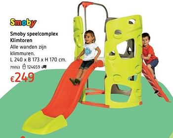 Promoties Smoby speelcomplex klimtoren - Smoby - Geldig van 15/03/2018 tot 31/03/2018 bij Dreamland