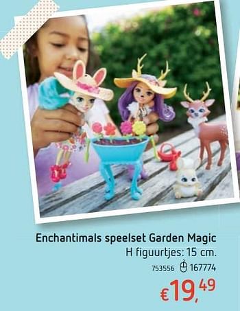 Promoties Enchantimals speelset garden magic - Enchantimals  - Geldig van 15/03/2018 tot 31/03/2018 bij Dreamland
