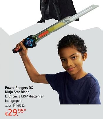 Promoties Power rangers dx ninja star blade - Saban Brands - Geldig van 15/03/2018 tot 31/03/2018 bij Dreamland
