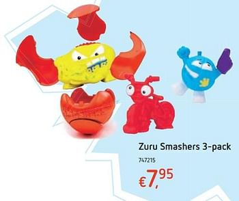 Promoties Zuru smashers 3-pack - Zuru - Geldig van 15/03/2018 tot 31/03/2018 bij Dreamland