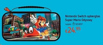 Promotions Nintendo switch opbergtas super mario odyssey - Nintendo - Valide de 15/03/2018 à 31/03/2018 chez Dreamland