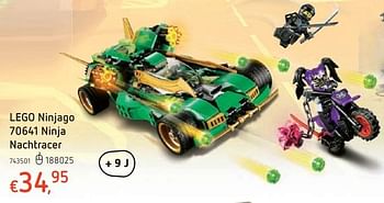 Promoties Lego ninjago ninja nachtracer - Lego - Geldig van 15/03/2018 tot 31/03/2018 bij Dreamland