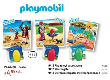 Promoties Playmobil easter - Playmobil - Geldig van 15/03/2018 tot 31/03/2018 bij Dreamland