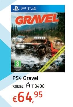 Promoties Ps4 gravel - Square Enix - Geldig van 15/03/2018 tot 31/03/2018 bij Dreamland