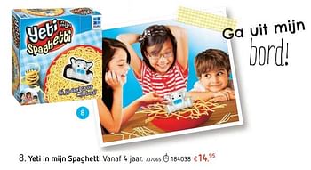 Promoties Yeti in mijn spaghetti - Megableu - Geldig van 15/03/2018 tot 31/03/2018 bij Dreamland