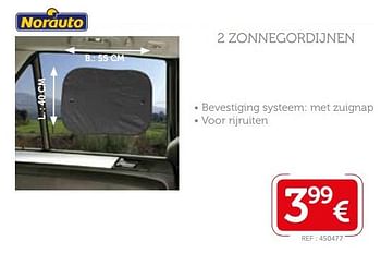 Promoties 2 zonnegordijnen - Norauto - Geldig van 13/03/2018 tot 15/04/2018 bij Auto 5