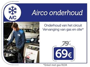 Promoties Airco onderhoud - Huismerk - Auto 5  - Geldig van 13/03/2018 tot 15/04/2018 bij Auto 5
