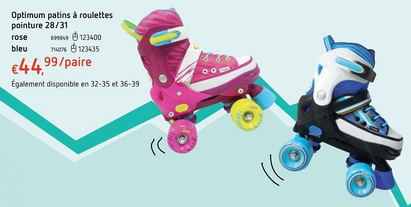 Optimum Optimum patins roulettes pointure En promotion chez