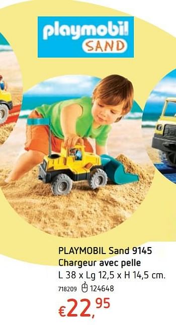 Promotions Playmobil sand 9145 chargeur avec pelle - Playmobil - Valide de 15/03/2018 à 31/03/2018 chez Dreamland