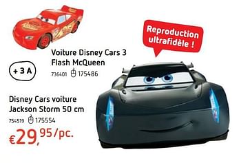 Promotions Disney cars voiture jackson storm - Disney - Valide de 15/03/2018 à 31/03/2018 chez Dreamland