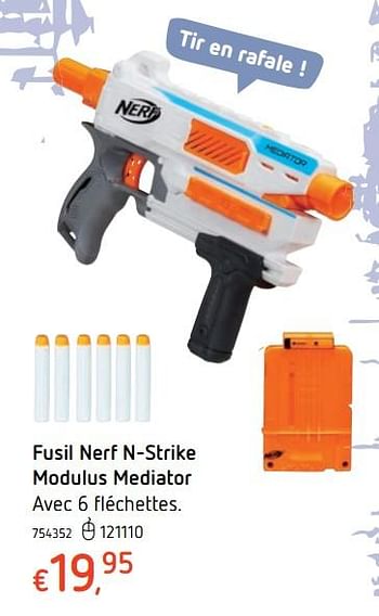 Promotions Nerf modulus n-strike mediator blaster - Nerf - Valide de 15/03/2018 à 31/03/2018 chez Dreamland