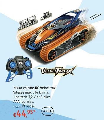 Promotions Nikko voiture rc velocitrax - Nikko - Valide de 15/03/2018 à 31/03/2018 chez Dreamland