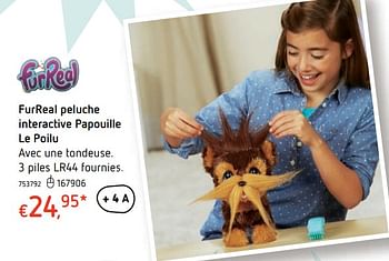 Promoties Furreal peluche interactive papouille le poilu - FurReal - Geldig van 15/03/2018 tot 31/03/2018 bij Dreamland