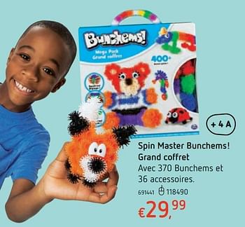 Promoties Spin master bunchems! grand coffret - Hasbro - Geldig van 15/03/2018 tot 31/03/2018 bij Dreamland
