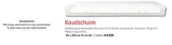 Promoties Koudschuim - Huismerk - Dreamland - Geldig van 15/03/2018 tot 14/03/2019 bij Dreamland