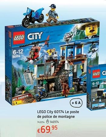 Promotions Lego city le poste de police de montagne - Lego - Valide de 15/03/2018 à 31/03/2018 chez Dreamland
