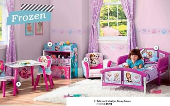 Promoties Tafel met 2 stoeltjes disney frozen - Disney  Frozen - Geldig van 15/03/2018 tot 14/03/2019 bij Dreamland