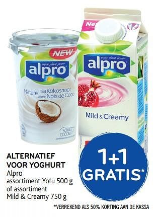 Promotions Alternatief voor yoghurt alpro - Alpro - Valide de 14/03/2018 à 27/03/2018 chez Alvo