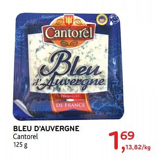 Promoties Bleu d`auvergne cantorel - Cantorel - Geldig van 14/03/2018 tot 27/03/2018 bij Alvo
