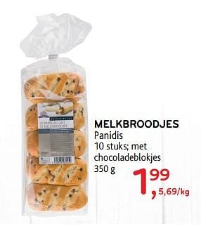 Promoties Melkbroodjes panidis - Panidis - Geldig van 14/03/2018 tot 27/03/2018 bij Alvo